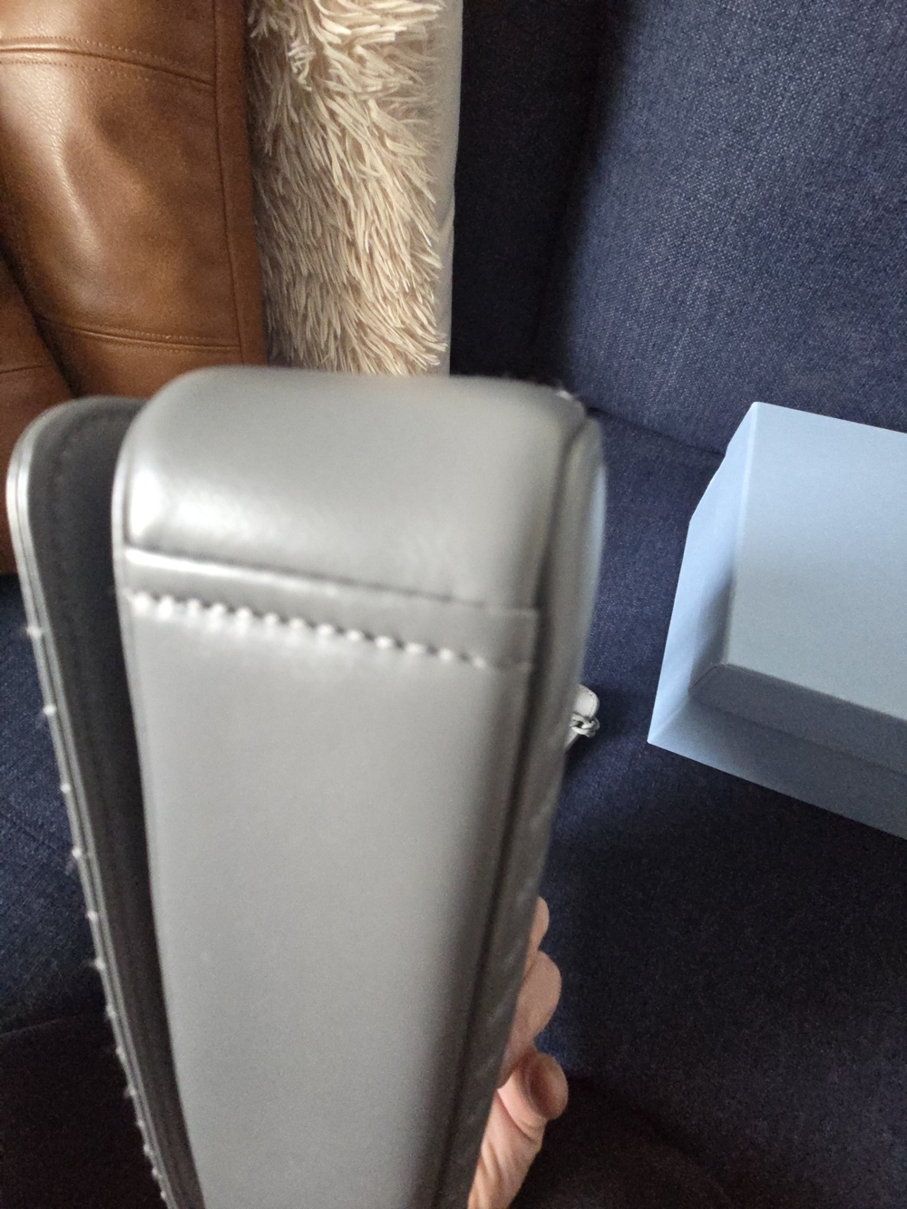 Prada Diagramme Bag Dark Gray - Picture 7 of 17